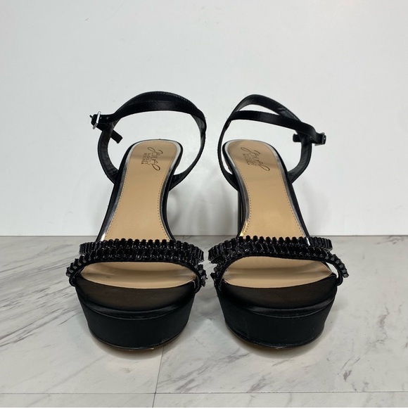 Badgley Mischka Jewel Gallant Platform Heeled Sandal 9 - Picture 2 of 14
